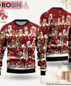 Enghlish Bulldog Ugly Christmas Sweater
