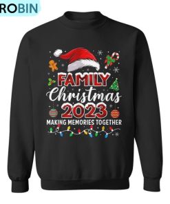 Family Christmas 2023 Matching Squad Santa Elf Xmas Ugly Christmas Sweatshirt
