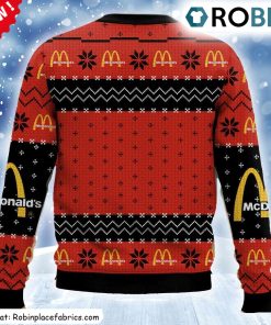 Fast Food Mcdonalds Ugly Christmas Sweatshirt, Sweater