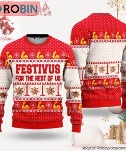 Festivus For The Rest Of Us Ugly Christmas Sweater Festivus For The Rest Of Us Ugly Christmas Sweater