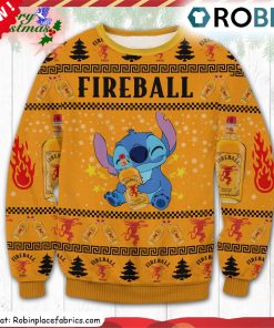 Fireball Stitch Ugly Christmas Sweatshirt, Sweater