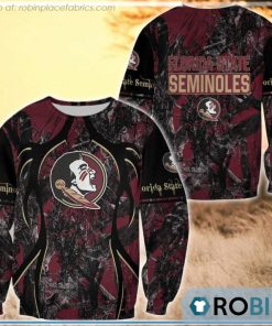 Florida State Seminoles Hunting Pattern All Over Print Sweatshirt