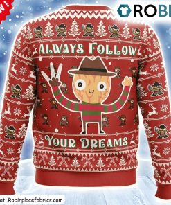 follow-your-dreams-nightmare-on-elm-street-ugly-christmas-sweatshirt-sweater-3