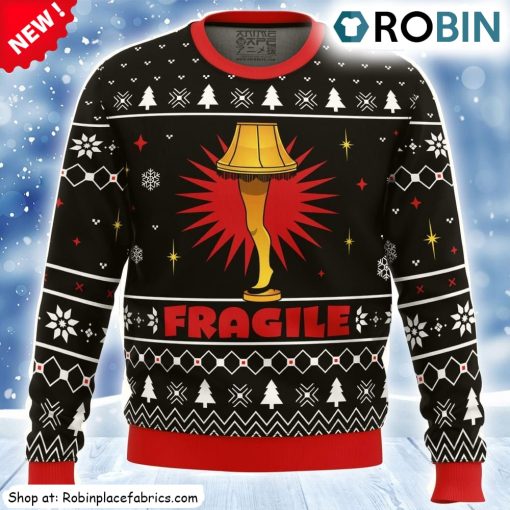 Fragile A Christmas Story Ugly Christmas Sweatshirt, Sweater