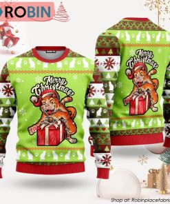Funny Cat Merry Christmas Ugly Christmas Sweater Funny Cat Merry Christmas Ugly Christmas Sweater