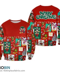 Funny Mouse Couple Christmas Ugly Sweater 3D Printed