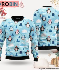 Funny Penguins Ugly Christmas Sweater