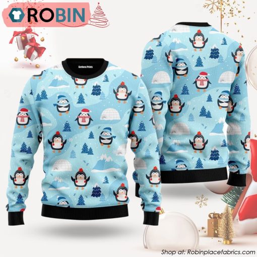 Funny Penguins Ugly Christmas Sweater