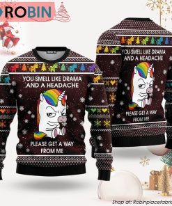 Funny Unicorn Ugly Christmas Sweater