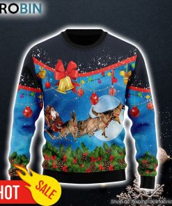 German Shepherd Sleigh Dog Lover Ugly Christmas Sweater Gifts For Dog Lovers