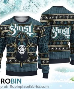 Ghost Band Christmas Ugly Sweater 3D Printed, Ghost Band Christmas Ugly Sweater 3D Printed Ghost Band Christmas Ugly Sweater 3D Printed, Ghost Band Christmas Ugly Sweater 3D Printed