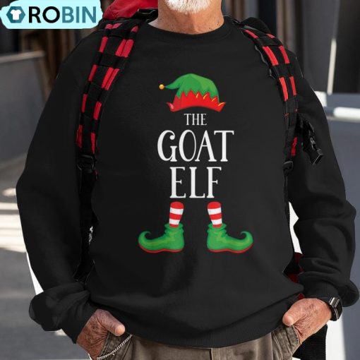 Goat Elf Matching Group Xmas Family Christmas Ugly Christmas Sweatshirt