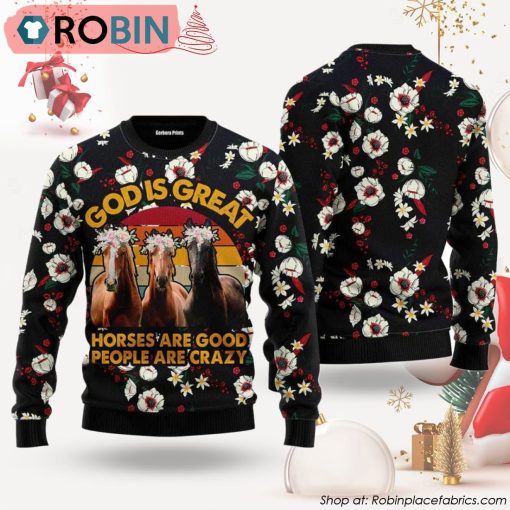 God Is Great Ugly Christmas Sweater