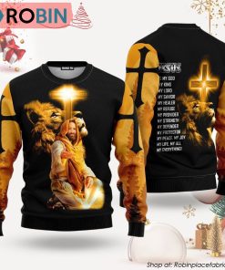 God Jesus Is My Everything Ugly Christmas Sweater