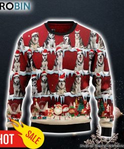 Golden Retriever Cute Dog All Over Print Ugly Christmas Sweater