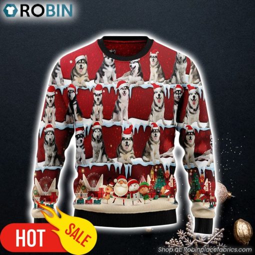 Golden Retriever Cute Dog All Over Print Ugly Christmas Sweater
