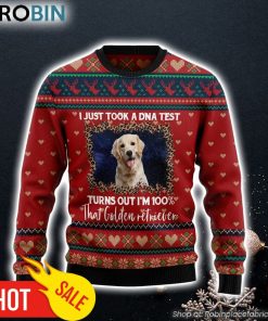 Golden Retriever Dna Ugly Christmas Sweater Gift For Dog Lovers Golden Retriever Dna Ugly Christmas Sweater Gift For Dog Lovers
