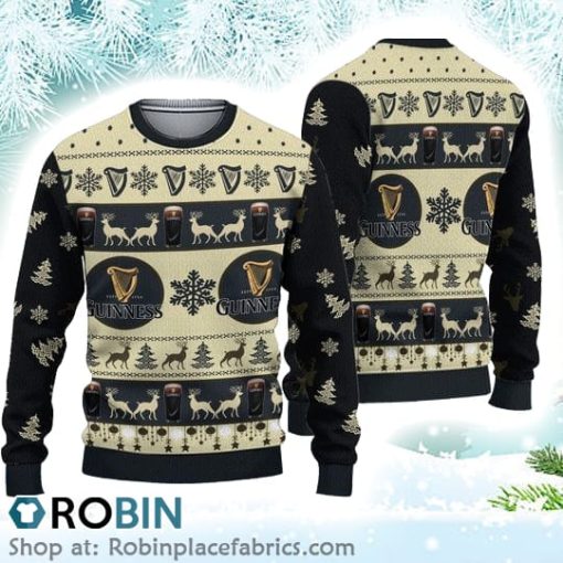 Guinness 1759 Christmas Ugly Sweater 3D Printed Christmas