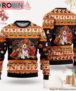 Halloween Beagle Dog Ugly Christmas Sweater