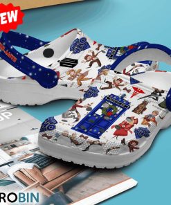 Happy Who-Lidays Doctor Who 3D Print Classic Crocs