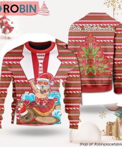 Hawaii Mele Kalikimaka Ugly Christmas Sweater