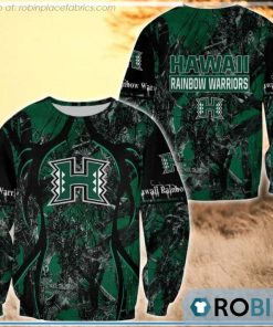 Hawaii Rainbow Warriors  Hunting Pattern All Over Print Sweatshirt