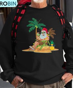 hawaiian-christmas-santa-claus-party-aloha-holiday-beach-ugly-christmas-sweatshirt-1