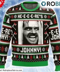 Heres Johnny The Shining Ugly Christmas Sweatshirt, Sweater