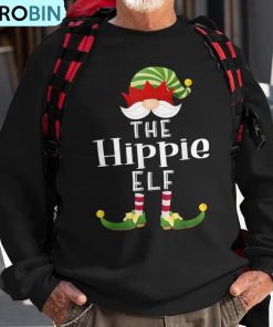 hippie-elf-group-christmas-pajama-party-ugly-christmas-sweatshirt-1