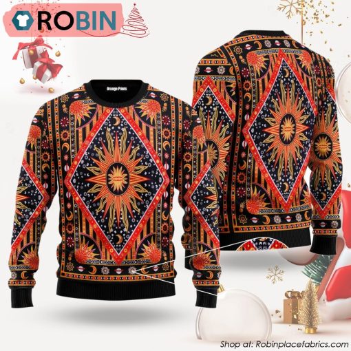 Hippie Style Ugly Christmas Sweater