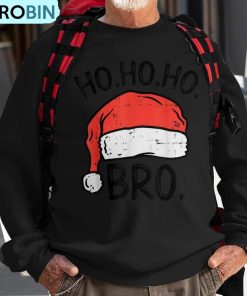 ho-ho-ho-bro-santa-hat-christmas-family-pajamas-brother-ugly-christmas-sweatshirt-1