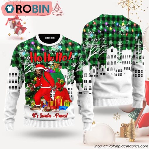Ho Ho Ho It’s Santa Paws Ugly Christmas Sweater