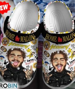 Home Malone Stoney I Love Posty 3D Print Classic Crocs