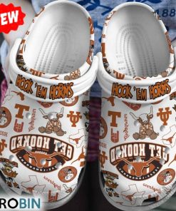 Hook ‘Em Horns Get Hooked Texas Longhorns 3D Print Classic Crocs