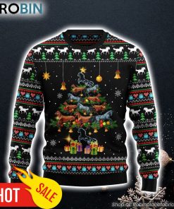 Horse Tree Ugly Christmas Sweater, Perfect Outfit For Christmas
