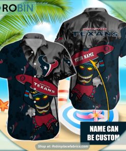 Houston Texans Tiki Man NFL Hawaiian Shirt