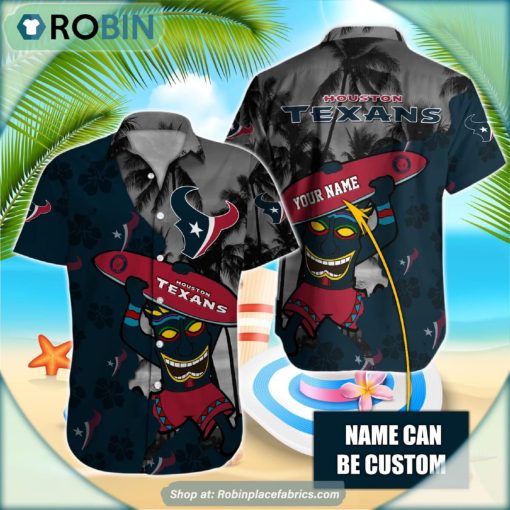 Houston Texans Tiki Man NFL Hawaiian Shirt