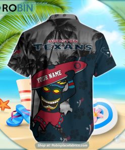 Houston Texans Tiki Man NFL Hawaiian Shirt Houston Texans Tiki Man NFL Hawaiian Shirt