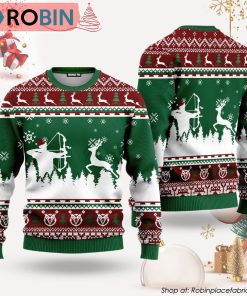 Hunting Deer Ugly Christmas Sweater