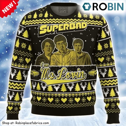 I Am Mc Lovin Superbad Ugly Christmas Sweatshirt, Sweater