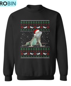 Iguanas Ugly Christmas Sweater Ugly Christmas Sweatshirt