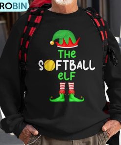 im-the-softball-elf-christmas-family-matching-pajama-ugly-christmas-sweatshirt-1