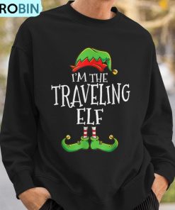 im-the-traveling-elf-family-matching-christmas-pajama-ugly-christmas-sweatshirt-3