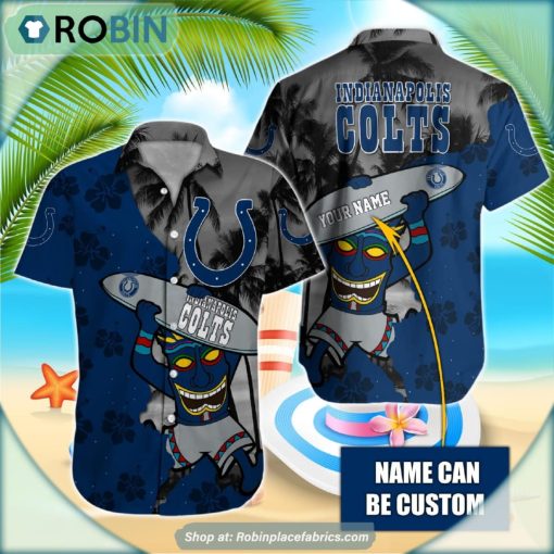 Indianapolis Colts Tiki Man NFL Hawaiian Shirt