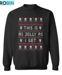 Introvert Emo Goth Christmas Ugly Christmas Sweatshirt
