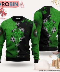 Irish St.Patrick Celtic Knot Ugly Christmas Sweater
