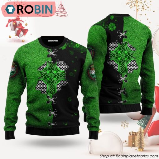 Irish St.Patrick Celtic Knot Ugly Christmas Sweater