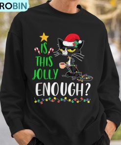 is-this-jolly-enough-black-cat-merry-christmas-tree-lights-ugly-christmas-sweatshirt-3