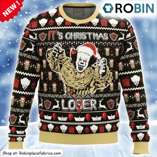 Its Christmas Lover It Ugly Christmas Sweatshirt, Sweater
