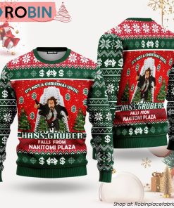 It’s Not Christmas Until Fall From Nakatomi Plaza Ugly Christmas Sweater
